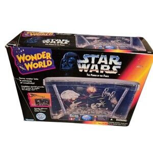 Star Wars VTG Aquarium Diorama The Power of the Force Play Water Tank from 1995